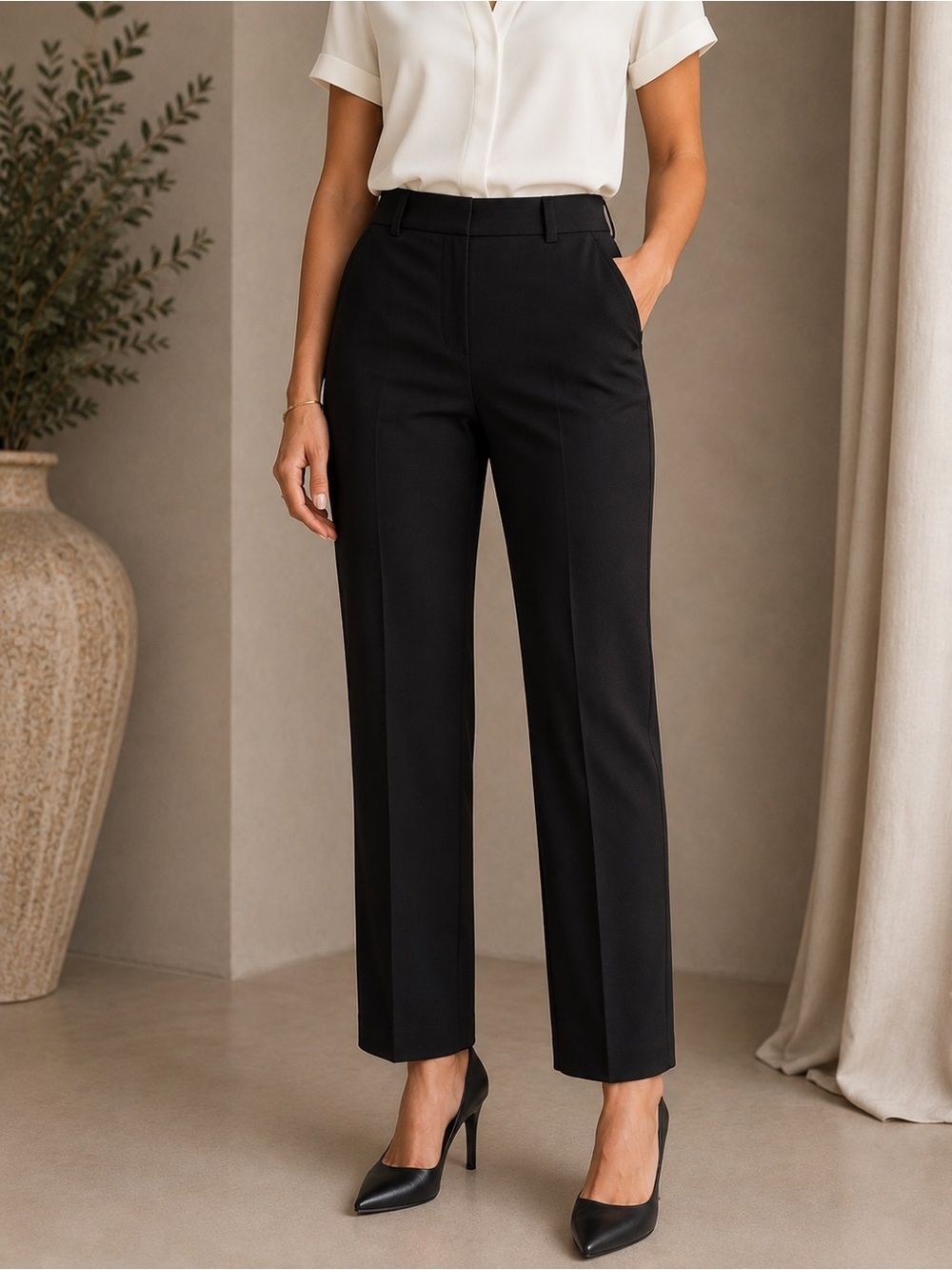 White House Black Market Elle Black Slim Pants